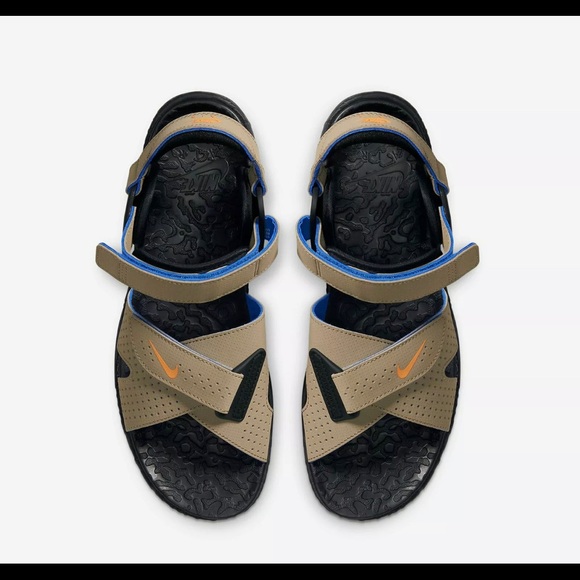 Nike ACG Deschutz Khaki Blue Orange Sandals CT3303 - Picture 7 of 9